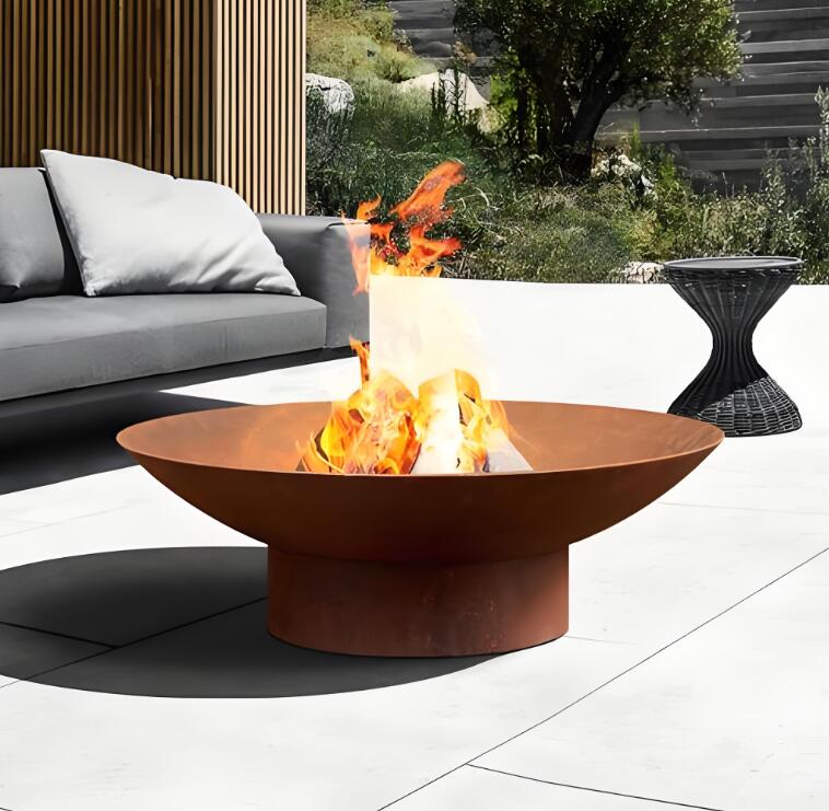 君山耐候钢板火盆