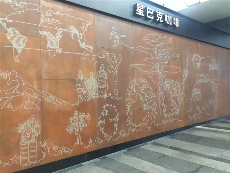 君山耐候钢幕墙